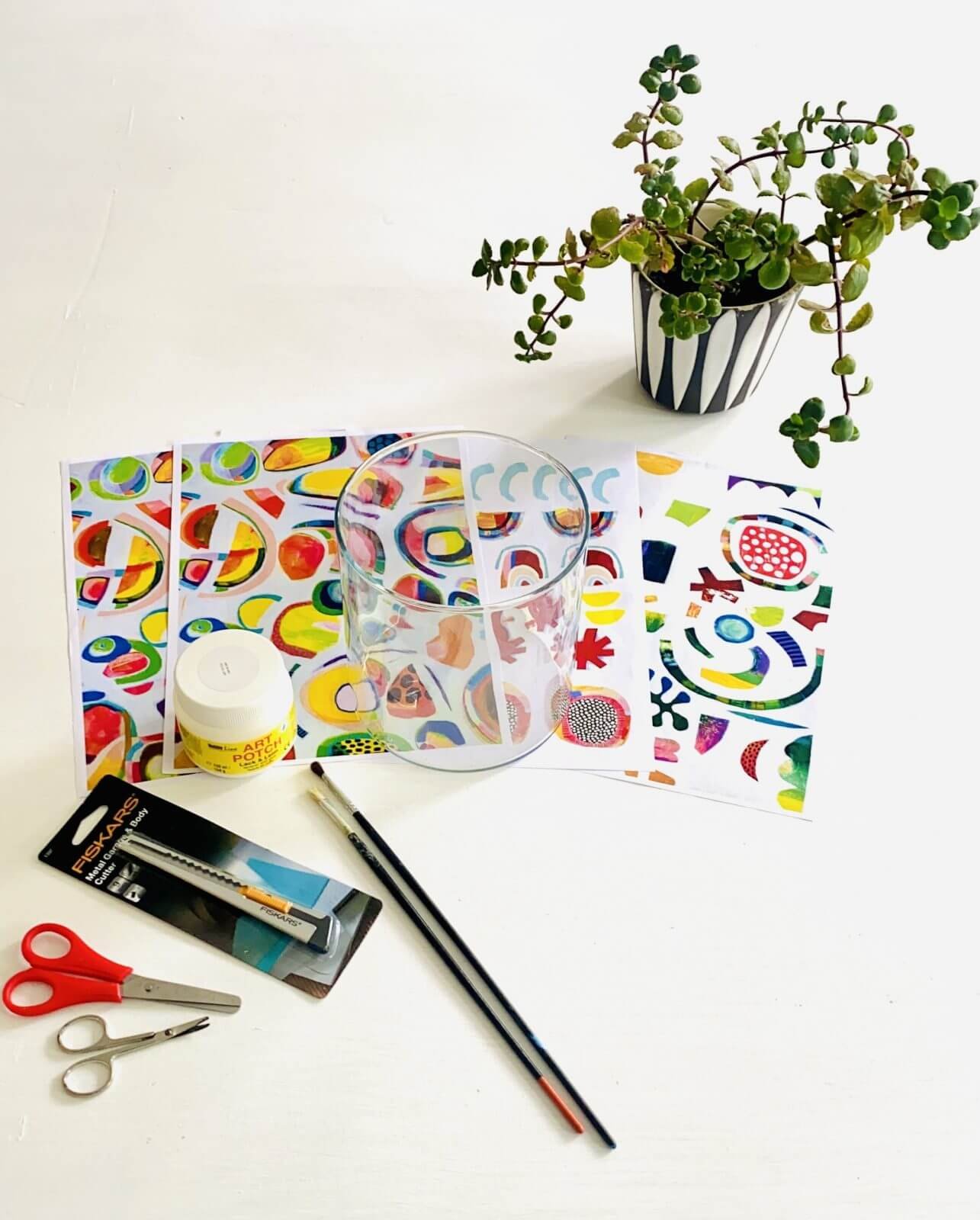 Material für Decoupage