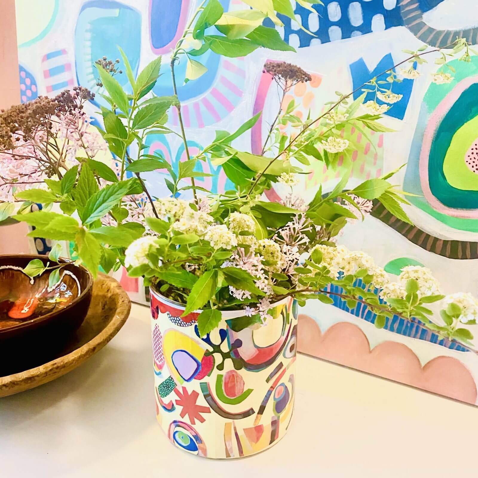 Decoupage Vase
