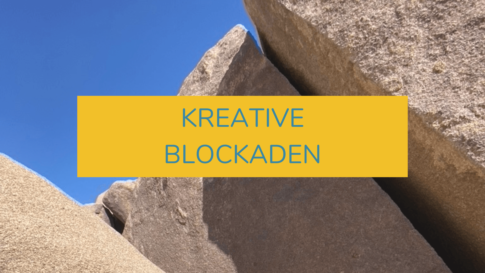kreative blockaden